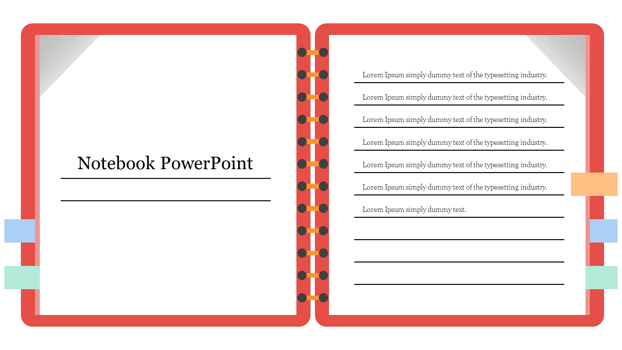 Innovative Notebook PowerPoint Presentation Template